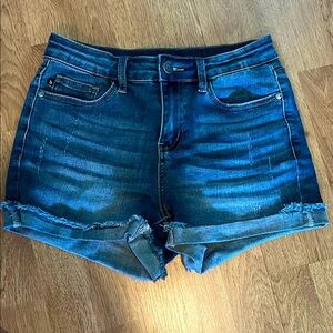 Judy Blue Dark Wash Jean Shorts